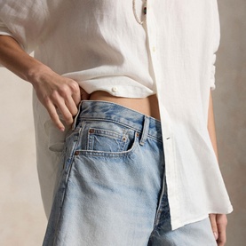 Cut-Off Denim Shorts