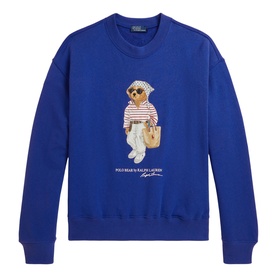 Polo Bear Logo Fleece Sweatshirt