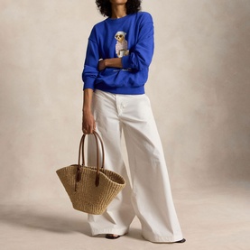 Polo Bear Logo Fleece Sweatshirt
