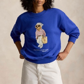 Polo Bear Logo Fleece Sweatshirt