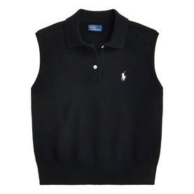 Polo Player Cropped Polo Shirt
