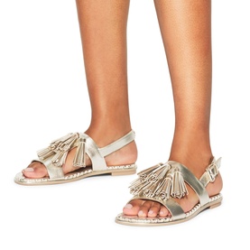 Rita Tassel Flat Sandals