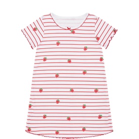 Raspberry Striped Nightdress