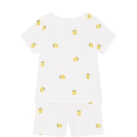 Lemon Two-Piece Summer Pyjama Set