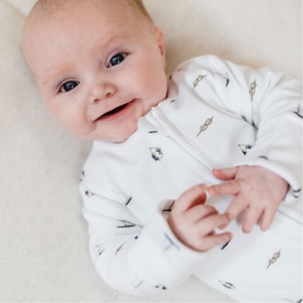 Nautical Zip Sleepsuit