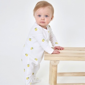 Lemon Zip Sleepsuit