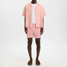 Coop Striped Seersucker Drawstring Shorts