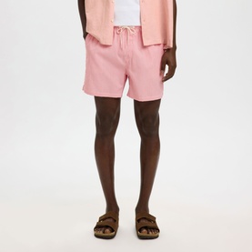 Coop Striped Seersucker Drawstring Shorts