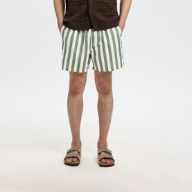 Dane Striped Drawstring Swim Shorts