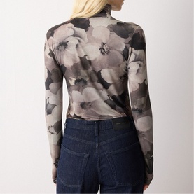 Antique Floral Polo Top