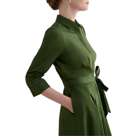 Brigitta Flared Shirt Dress