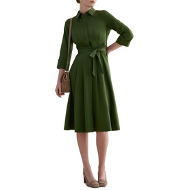 Brigitta Flared Shirt Dress