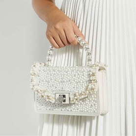 Bridesmaid Embellished Top Handle Bag