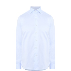 Dobby Textured Double-Cuff Shirt