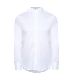 Dobby Textured Double-Cuff Shirt