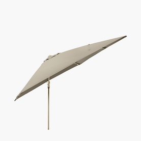 Glow Garden Parasol & Base Champagne