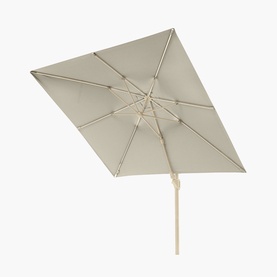 Glow Garden Parasol & Base Champagne