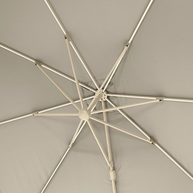 Glow Garden Parasol & Base Champagne