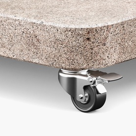 Glow Garden Parasol & Base Champagne
