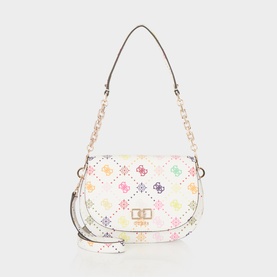 Emelie Logo Flap Crossbody Bag