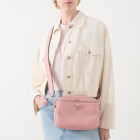 Meridian Logo Camera Crossbody Bag
