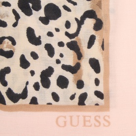 Logo Leopard Scarf