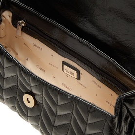 Cheryl Logo Quilted Crossbody Bag
