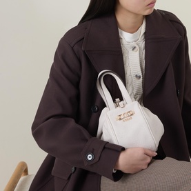 Anise Logo Top Handle Pouch Bag