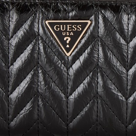 Cheryl Logo Quilted Large Zip Wallet