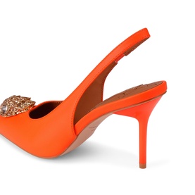 Large Eagle Slingback Pumps