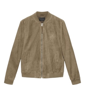Morten Suede Bomber Jacket