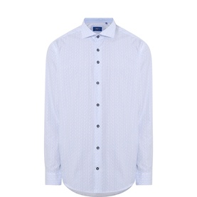 Floral Single Cuff Formal Shirt