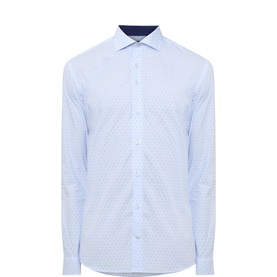 Diamond Structure Single-Cuff Shirt