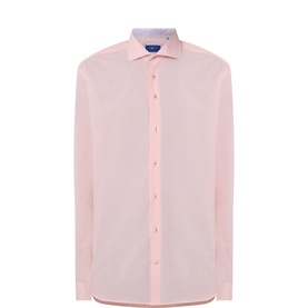 Mini Check Single Cuff Formal Shirt