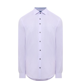 Solid Structure Single-Cuff Shirt