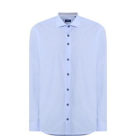 Structure Solid Formal Shirt
