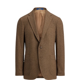 Herringbone Single-Breasted Sport Coat