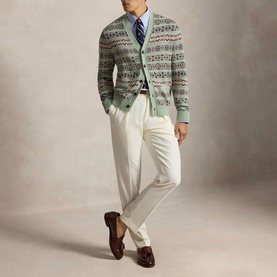 Fair Isle Knit Cardigan
