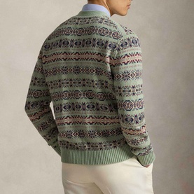 Fair Isle Knit Cardigan