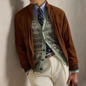 Fair Isle Knit Cardigan