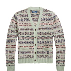 Fair Isle Knit Cardigan