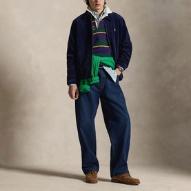 The Wynton Polo Player Logo Corduroy Jacket