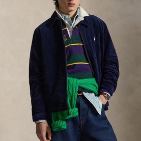 The Wynton Polo Player Logo Corduroy Jacket