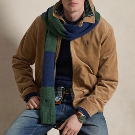 The Wynton Polo Player Logo Corduroy Jacket