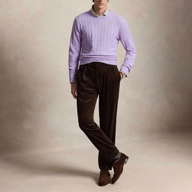 The Iconic Cable Knit Cashmere Sweater