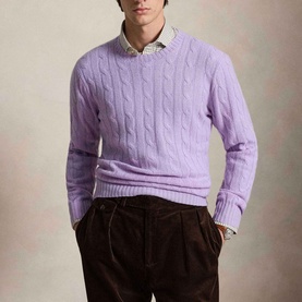 The Iconic Cable Knit Cashmere Sweater