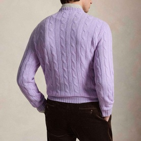 The Iconic Cable Knit Cashmere Sweater