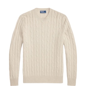 The Iconic Cable Knit Cashmere Sweater