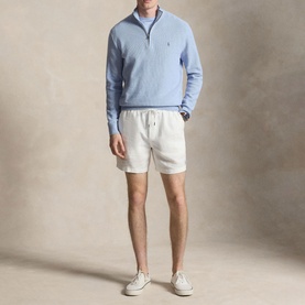 Polo Player Logo Half-Zip Sweater