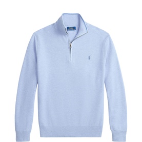 Polo Player Logo Half-Zip Sweater
